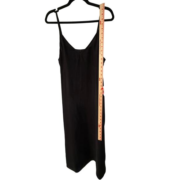 NEW! Jenni Kayne XXL Rio Slipdress $345 Maxi Dress V-neck Flowy Black 14 16 - Picture 9 of 12